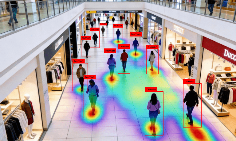 Real-time Crowd Heatmap