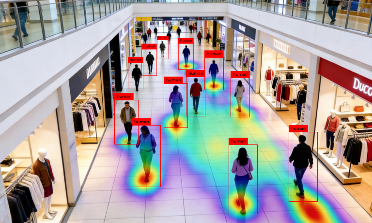 Real-time Crowd Heatmap